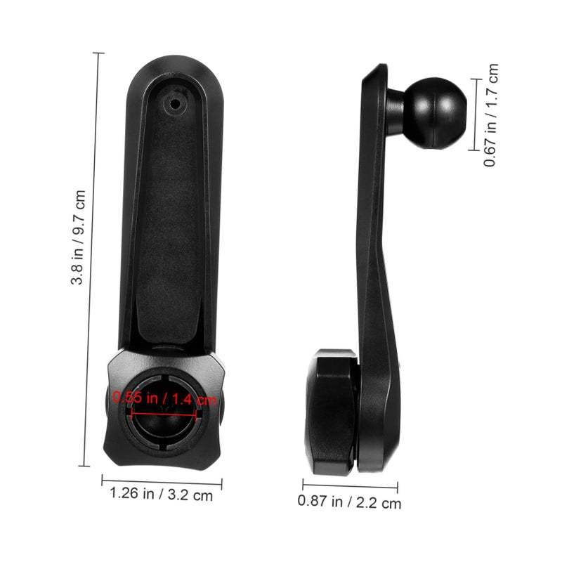 2 Pack Car Air Vent Phone Holder Ball Mount Extension Arm - Image 3