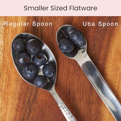 Uba Portion Control Flatware & Bariatric Diet Utensils Set with Silicone Case (1) - Image 3