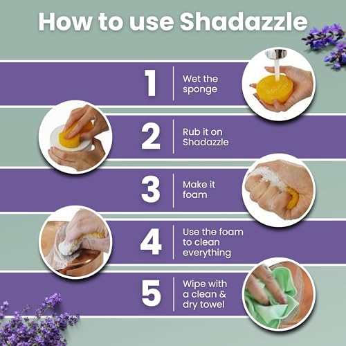 Shadazzle Natural All Purpose Cleaner and Polish – Eco friendly Multi-purpose Cleaning Product (1 Pack, Lavender) - Image 5