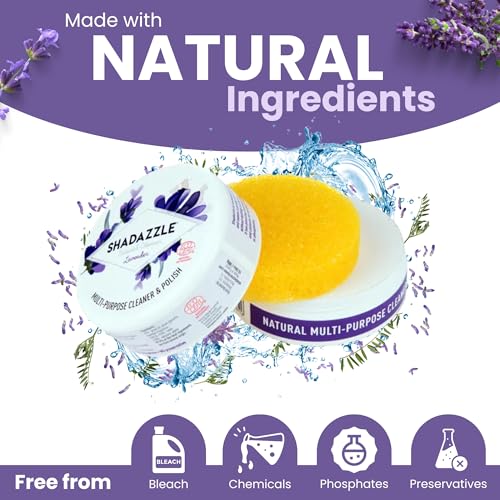 Shadazzle Natural All Purpose Cleaner and Polish – Eco friendly Multi-purpose Cleaning Product (1 Pack, Lavender) - Image 3