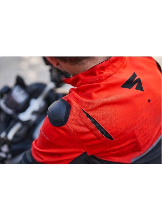 SHIMA Drift Men's Motorcycle Jacket Red - Image 4