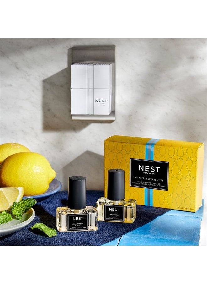 NEST FRAGRANCES Amalfi Lemon & Mint Wall Diffuser Refill, Set of 2  - Image 3