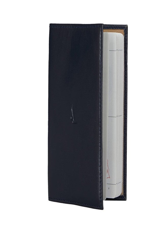 Adamis Unisex Leather Passport Cover Holder W73 Blue - Image 5