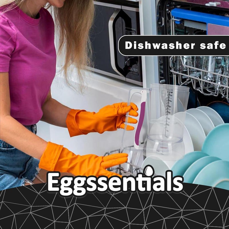 Eggssentials – Batter Dispenser Mess-Free, Squeeze Handle, Cupcakes, Waffles & More – Durable, Easy-Pour Pancake Dispenser Bottle for Smooth Baking - Image 5