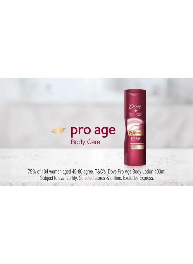 Dove - Body Love Pro Age Body Lotion For Mature Skin 48Hrs Moisturisation Paraben Free With Vitamin B3 & Olive Oil For Nourished Radiant Skin 400 Ml - Image 1
