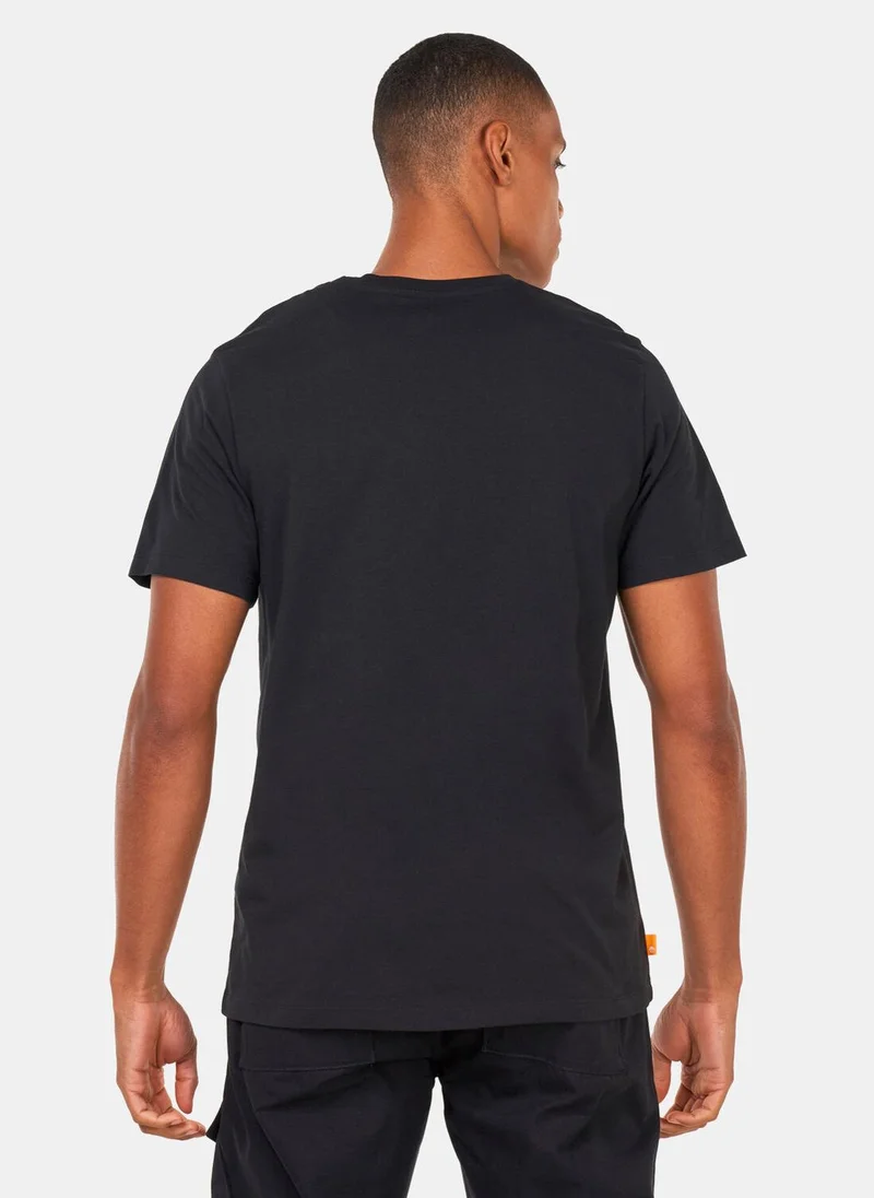 Timberland Men's Seasonal Stack Logo T-Shirt