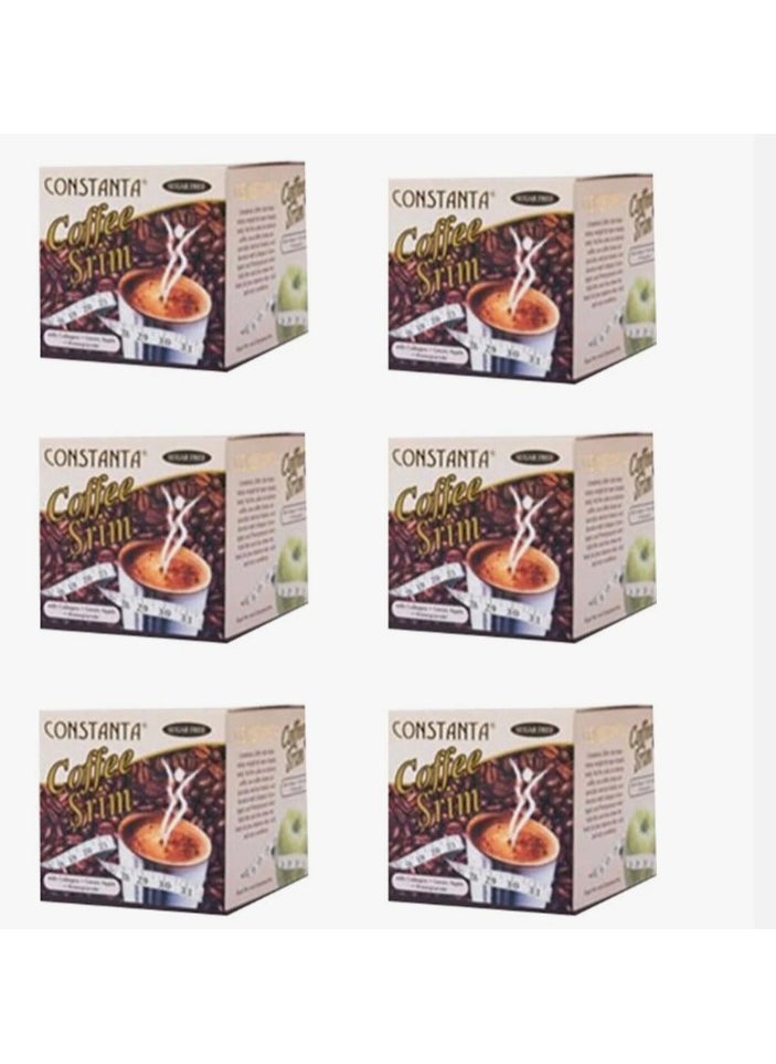 CONSTANTA Coffee Srim Sugar Free With Green Apple Pack Of 6  - Image 1