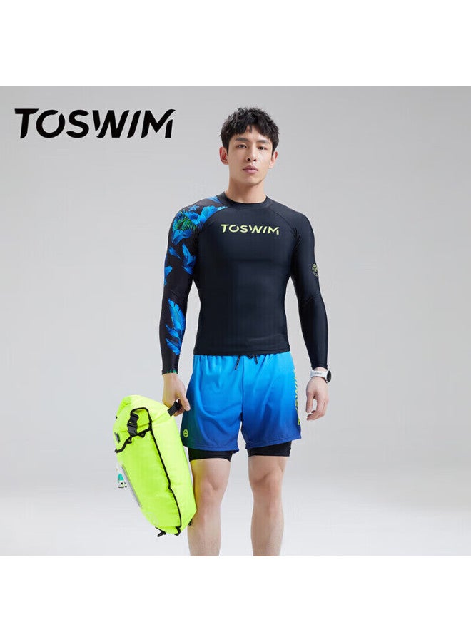 Toswim Swimming Float, Tail-chasing Insect Double Air Chamber Wild Swimming Storage Bag, Swimming Bag Rafting Bag, Summer Night Glow-i - Image 5