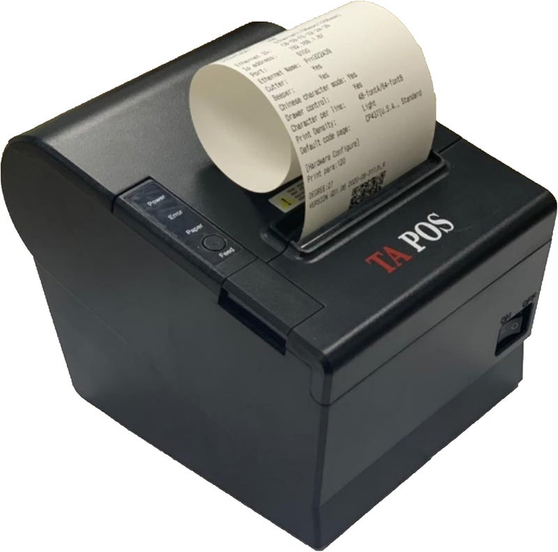تي إيه بي أو إس طابعة حرارية للفواتير مع منفذ USB + إيثرنت TA-POS-80UE - Image 1