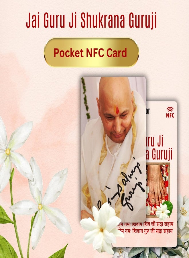 Tinydabba Guruji Pocket Card | NFC and QR Enabled | Paduka and Swaroop Darshan | Bhajan & Aarti | Best Gift for Guruji Sangat - Image 2