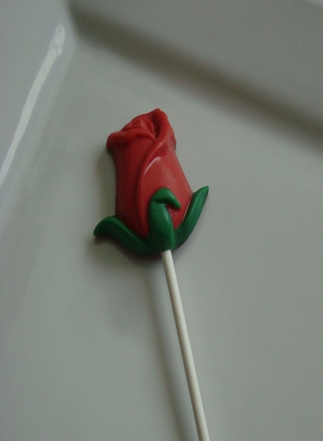 كاندي مولدز آند مور قالب حلوى الشوكولاتة على شكل مصاصة ورد من كاندي مولدز إن مور 3328 - Image 3