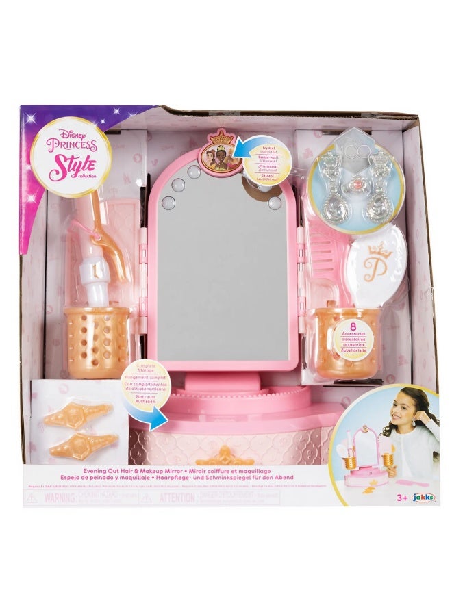 Disney Disney Princess Style Evening Hair Out and Makeup Mirror Set  - Image 1