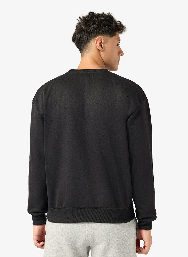 Seventy Five Graphic Crew Neck Pullover Sweatshirt - Image 2