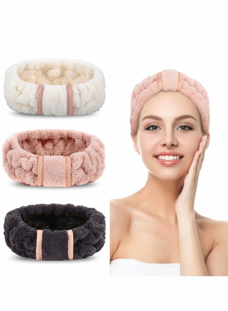 Excefore Spa Headbands, Microfiber Headbands, SkinCare Headband Face Wash - Image 1