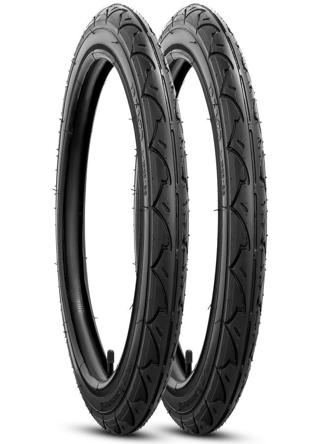 إطارات خلفية مقاس 16×1.75 وأنابيب داخلية، إطارات عربة أطفال قابلة للطي مقاس 16×1.75/47-305 مناسبة لعربات الأطفال ثلاثية العجلات من طراز BOB - عربات الأطفال المفردة والمزدوجة بما في ذلك Revolution Pro/Flex/SU/Ironman (مجموعتان) - Image 1