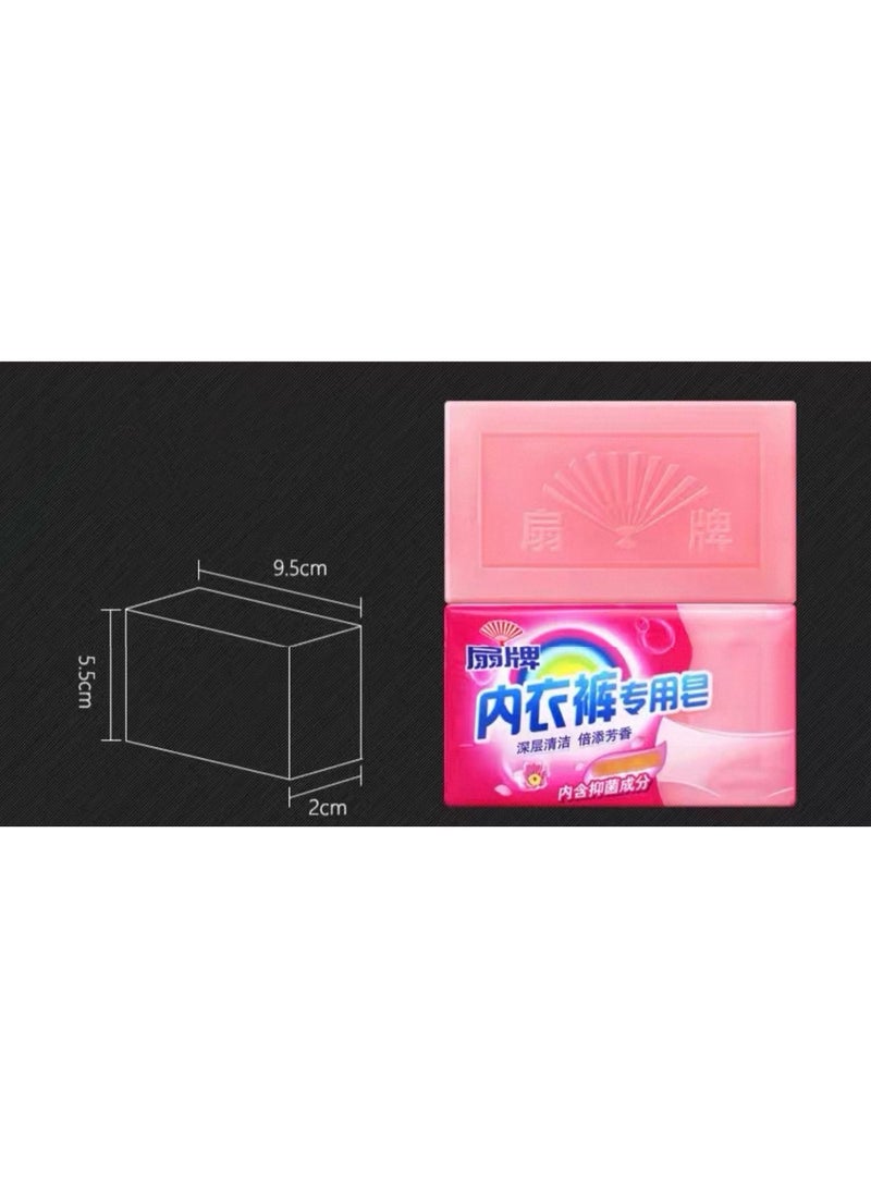 Underwear soap, 180g*3, special soap for washing underwear and underpants, cleaning socks, Laundry soap, pink and purple color separation, hygienic and non-mixed washing, Deep Cleaning, Antibacterial Formula, Floral Scent - Image 4