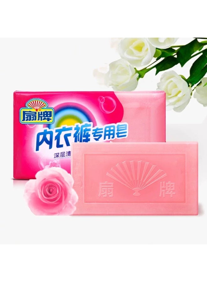 Underwear soap, 180g*3, special soap for washing underwear and underpants, cleaning socks, Laundry soap, pink and purple color separation, hygienic and non-mixed washing, Deep Cleaning, Antibacterial Formula, Floral Scent - Image 5