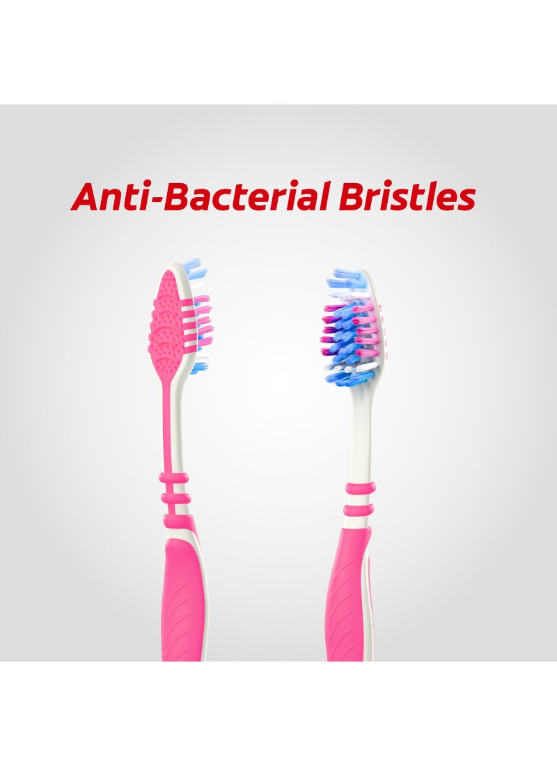 Colgate Zigzag Flexible Medium Toothbrush 3 Pcs - Image 3