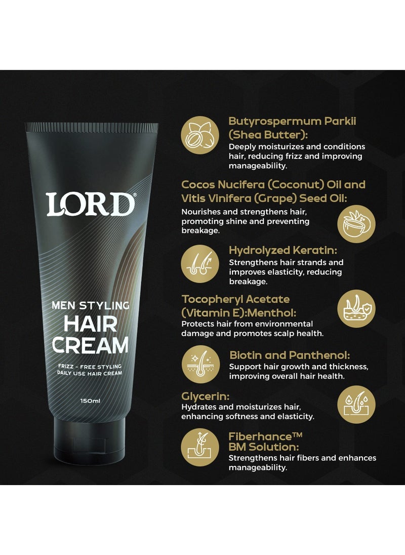 Lord - Lord Men Styling Hair Cream - 150 ml - Image 1