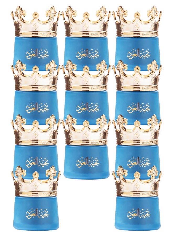 Banafa 11 Pieces Bakhoor Oud Moattar Tahiat Al Oud - Image 1