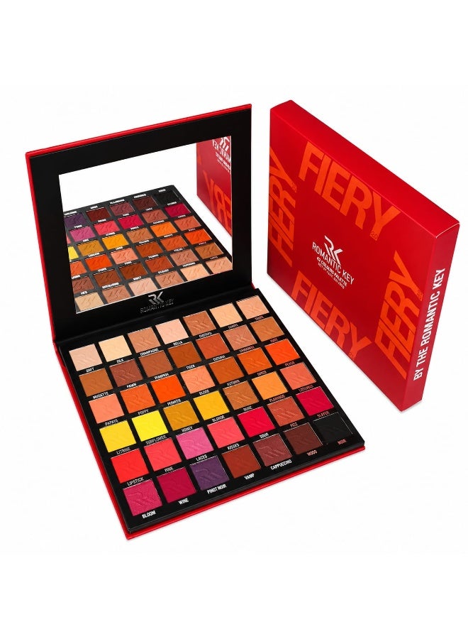 romantic key Fiery 42 Colour Eyeshadow Palette - Image 2