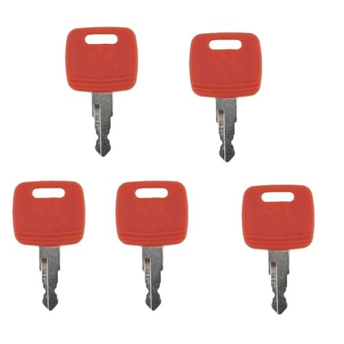 FP FRIDAYPARTS FridayParts 5pcs RE183935 RE71557 Ignition Keys for John Deere Tractor - Image 1