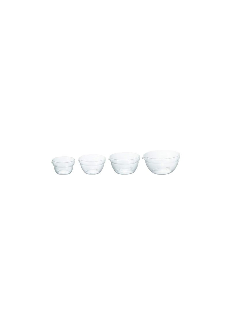 Hario KB2518 Single Mouth Ball, Clear, Made in Japan, Set of 4 - Image 1