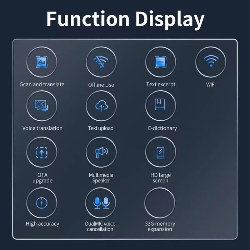 Jectse Scan Translator Pen - 112 Languages Digital Translation Pen Scanner with Text to Speech - Image 3