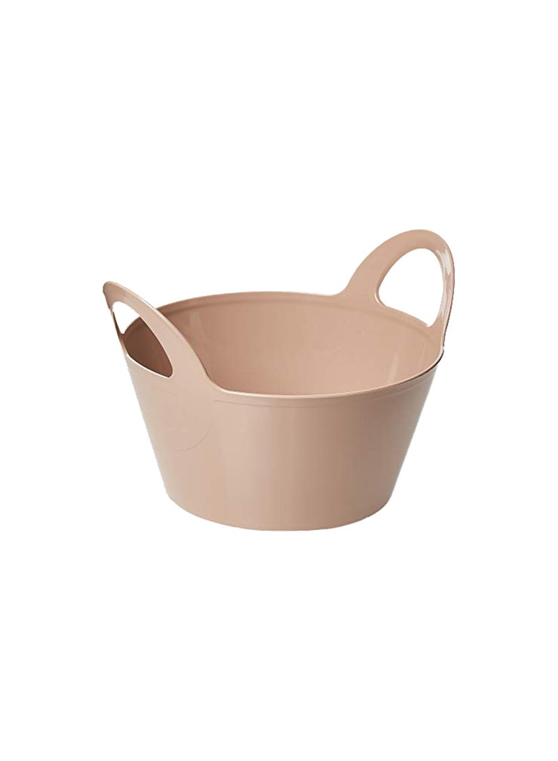 أيدل أصص نباتات داخلية بمقابض جيني 3 لتر، -22X11 - أصص زهور بلاستيكية متينة بألوان متعددة - أصص زراعة داخلية أنيقة للمنزل والمكتب - مصنوعة في إيطاليا - من إيديل - Image 1