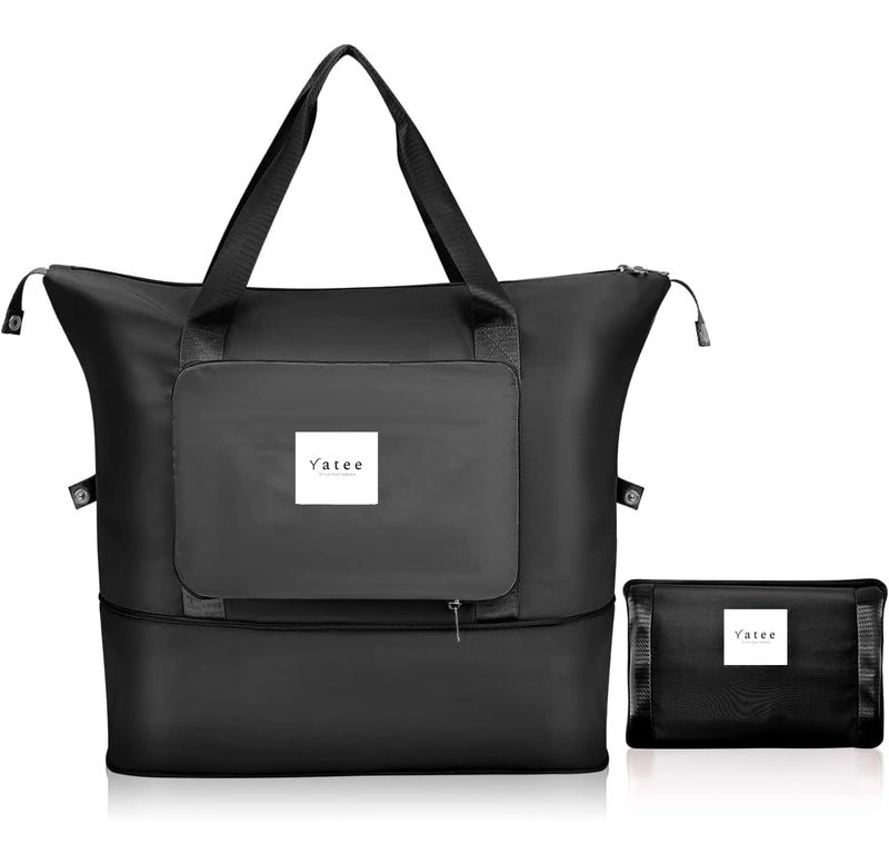 Yatee Foldable Travel Duffel Bag, Expandable Large Capacity Carry Bag, Lightweight Waterproof Weekend Tote Luggage with Shoulder Strap for Men & Women - Image 1