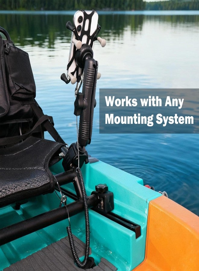 WINDFRD WINFRD Universal Phone Tether, Industrial Rubber Strap & 304 Steel, Safety Leash for Kayak/Fishing/Boating, Case-Friendly Waterproof Grip - Image 4