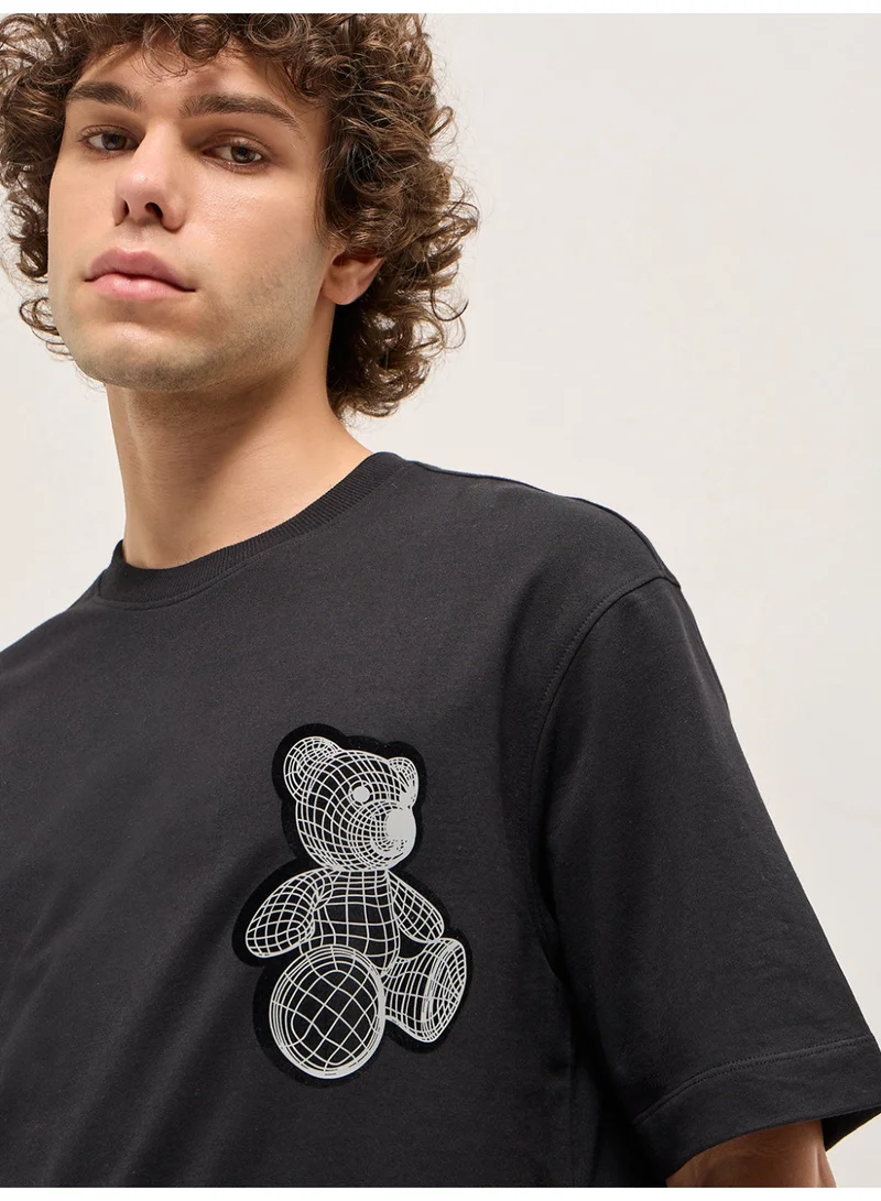 THE BEAR HOUSE  Men’s Cotton T-Shirt – Soft, Breathable & Comfortable, Perfect for Casual Wear, Ideal for Everyday & Summer for Men | Best Price UAE