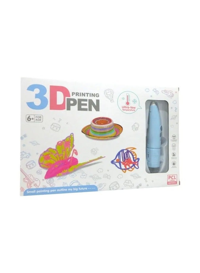 Toy Box 3D Printing Pen with Display 3D Drawing Printing Pen 3D Doodler Pen Creative Toy DIY Arts Crafts Gift for Kids 