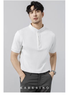KARESINO Light Luxury Business Casual Short Sleeved Shirt  - Image 1