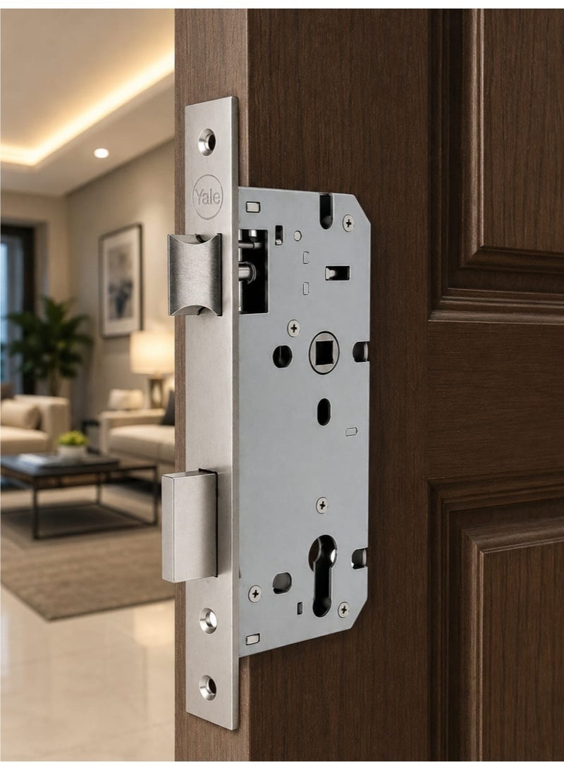 Yale Mortise Cylinder Lock Set with European Profile Cylinder and 3 Keys - High Security Door Lock. - Image 1