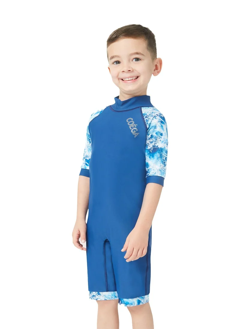 COEGA SUNWEAR COEGA Boys Kids One Piece Suit - Navy Waves