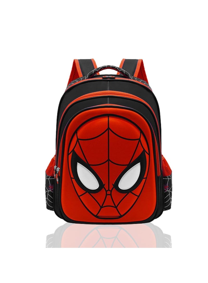 School Bag for Boys Girls Spiderman Face Backpack Waterproof Double Travel Bags Daypack School Bag Gifts for Kids Kindergarten/Nursery Backpack - Image 2