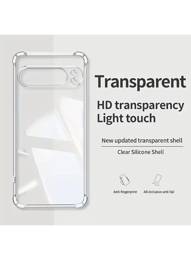 Clear TPU Case for Google Pixel 10 / Pixel 10 Pro – Transparent Soft Silicone Shockproof Cover with Anti-Yellow Protection, Slim Lightweight Design, Anti-Slip Grip & Raised Edges - Image 4