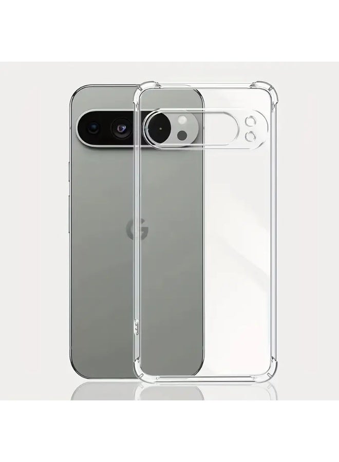 Clear TPU Case for Google Pixel 10 / Pixel 10 Pro – Transparent Soft Silicone Shockproof Cover with Anti-Yellow Protection, Slim Lightweight Design, Anti-Slip Grip & Raised Edges - Image 1