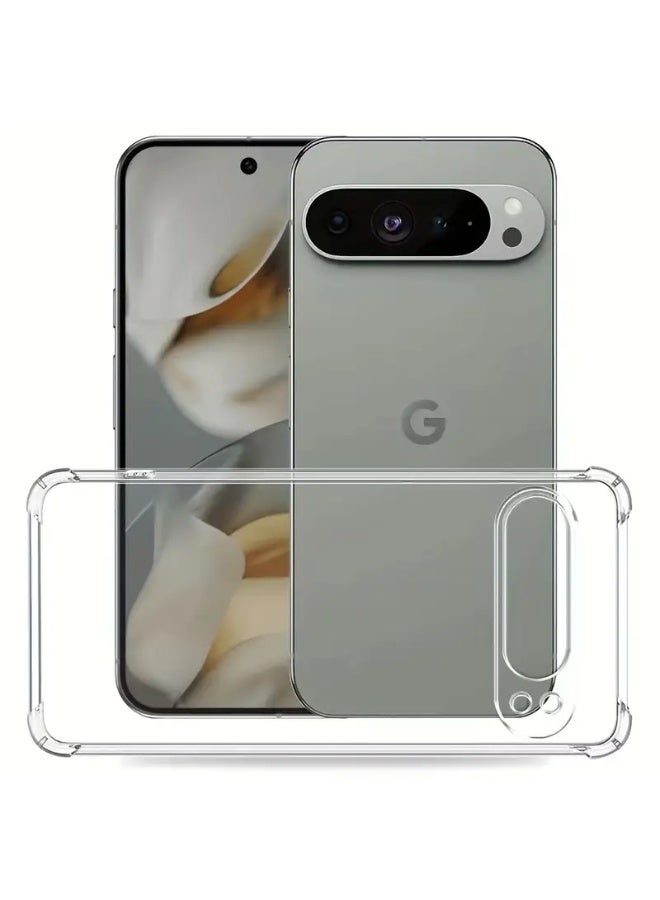 Clear TPU Case for Google Pixel 10 / Pixel 10 Pro – Transparent Soft Silicone Shockproof Cover with Anti-Yellow Protection, Slim Lightweight Design, Anti-Slip Grip & Raised Edges - Image 3