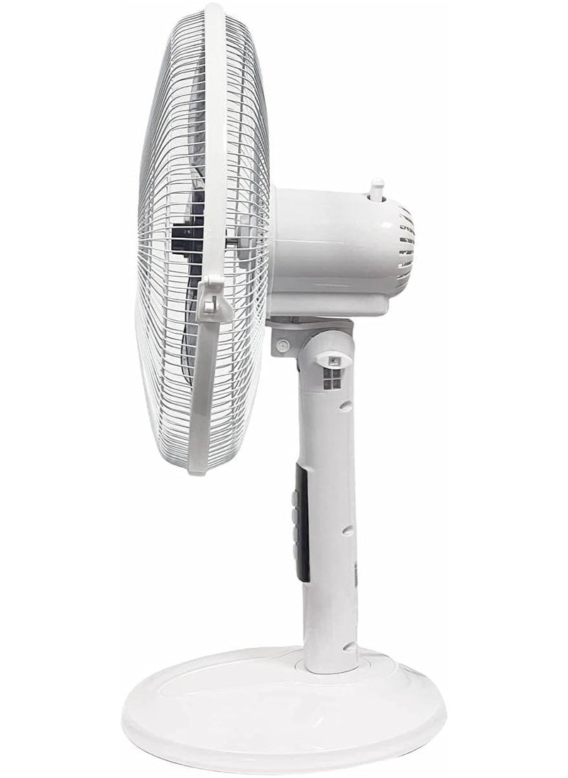 DOTS Table Fan, Full Copper Motor 71×20mm, 5 Blades, 3-Speed Control, ABS Body, 70W – Powerful & Quiet Cooling  - Image 3