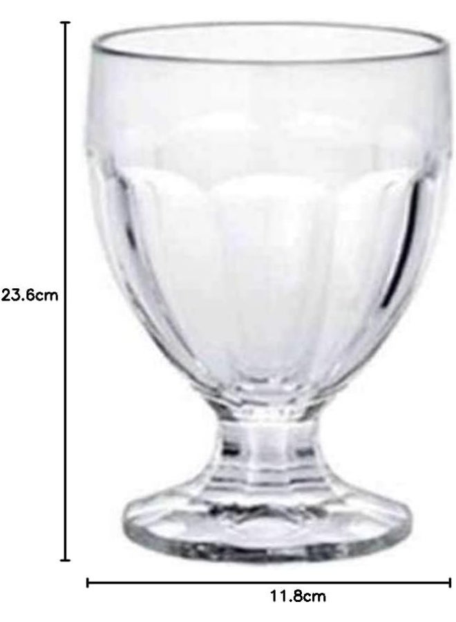 Borgonovo VETRERIA DI LONDON WINE GLASSES 19CL PACK OF 3 - Image 2
