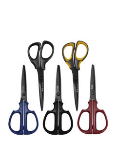 M&G M&G Chenguang Anti-stick Titanium Safety Portable  Office Scissor (Black) 175mm - No:ASS913E7  - Image 2