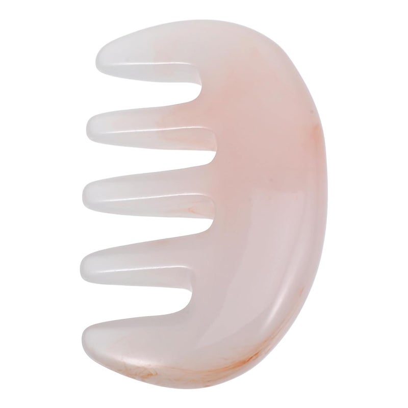 Beaupretty Hair Comb Resin Scalp Massage Comb MultiFunctional Hair Massager Comb for Scalp Care Light color