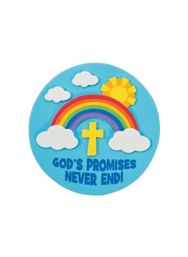 Fun Express God's Promises Craft Kit - Religious DIY Craft Projects Kids Bible Verse Crafting Activities for Home Educational and Fun Bible-Based Art Perfect for Family Time Sunday Schools - 1 Piece