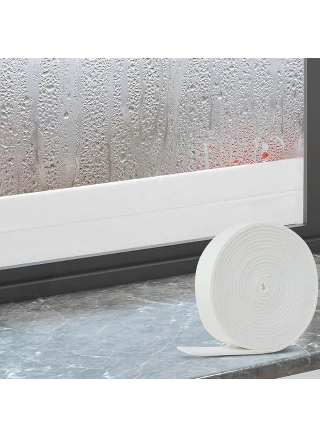 White Waterproof Condensation Resistant Window Tape 1 18x78 74 Inch Synthetic Rubber Sealant Strip - Image 3