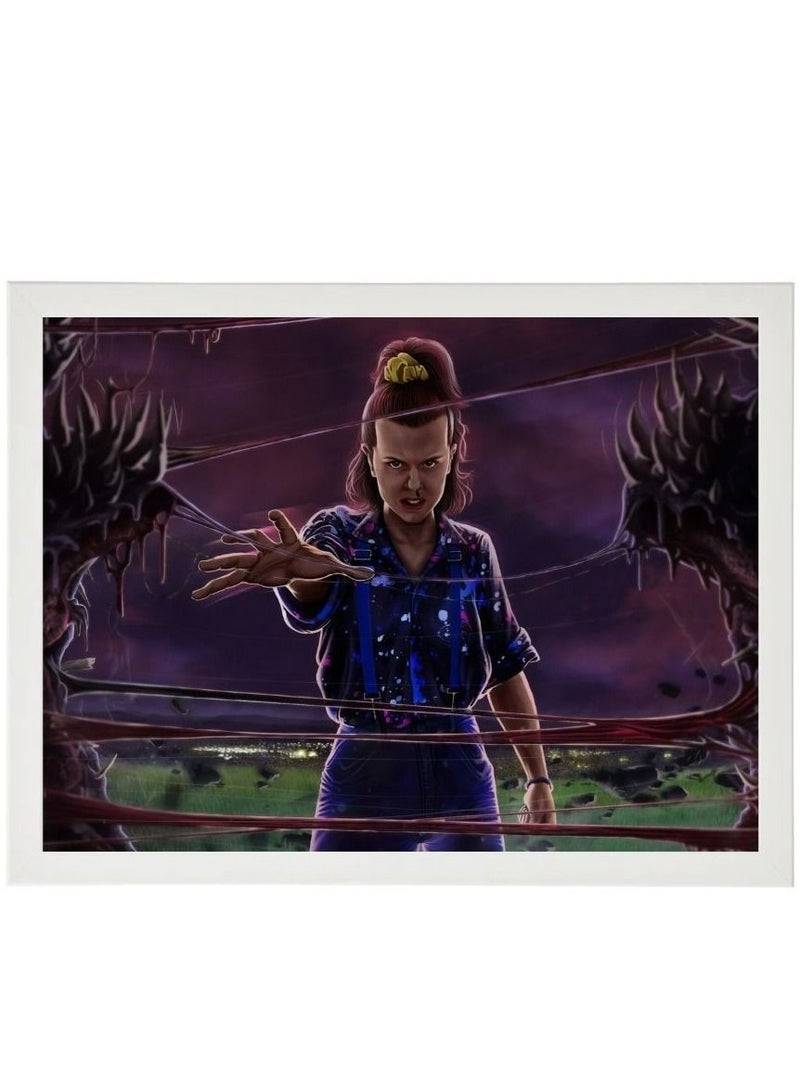 RKN Stranger Things Wallpaper Wall Art Poster Frame 30x40 cm - Image 2