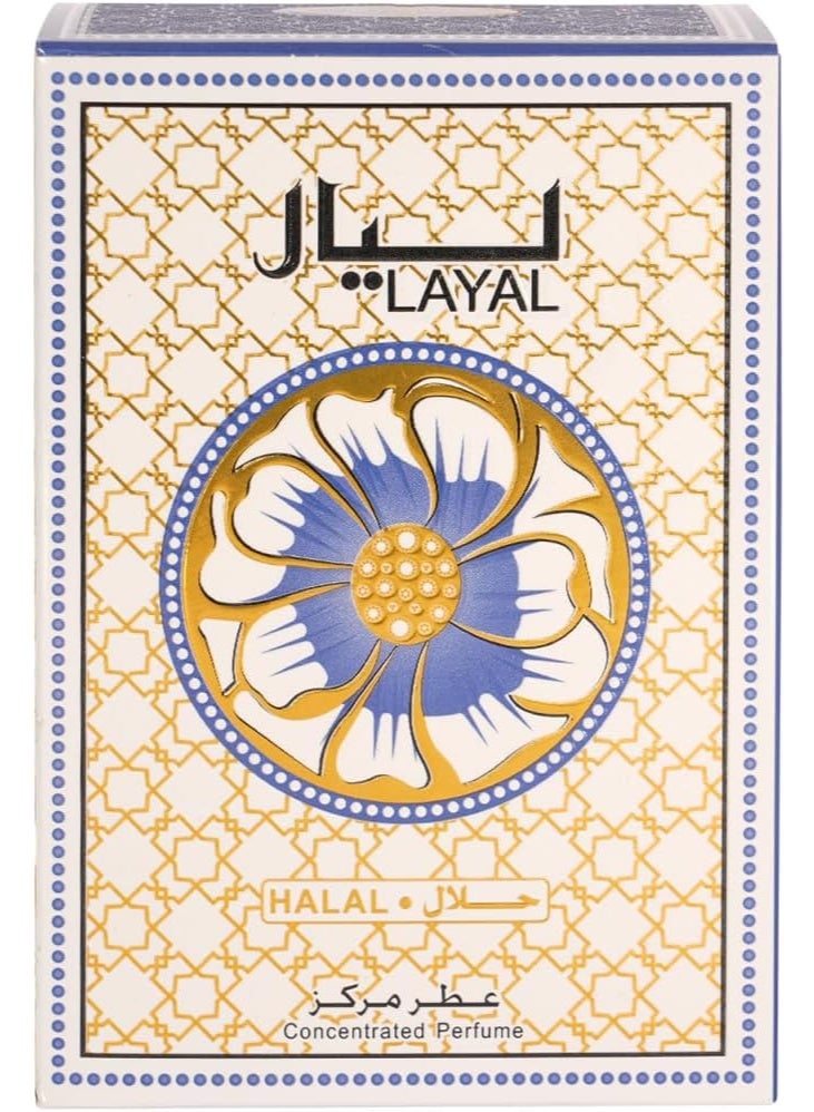 Oud Khaleeji "Oud Khaleeji ATTAR LAYAL 12ml Perfume Oil- An Enchanting Symphony of Fragrance, Elegance, and Timeless Beauty" - Image 3