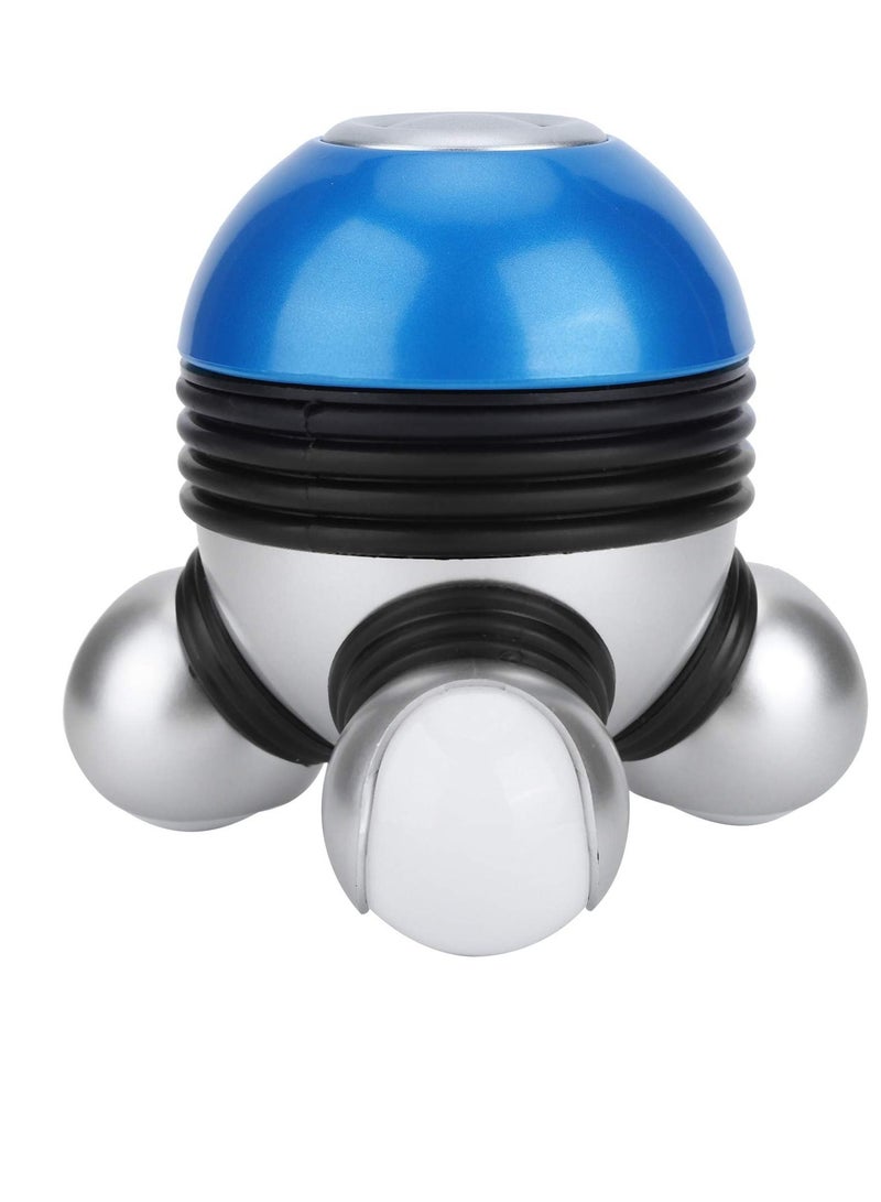 SYOSI Body Massager with LED Light, Mini Portable Hand-Held Body Vibrating Massager Pain Release Massager for Head Neck Legs Pain Release, to Use Everywhere(blue) - Image 1