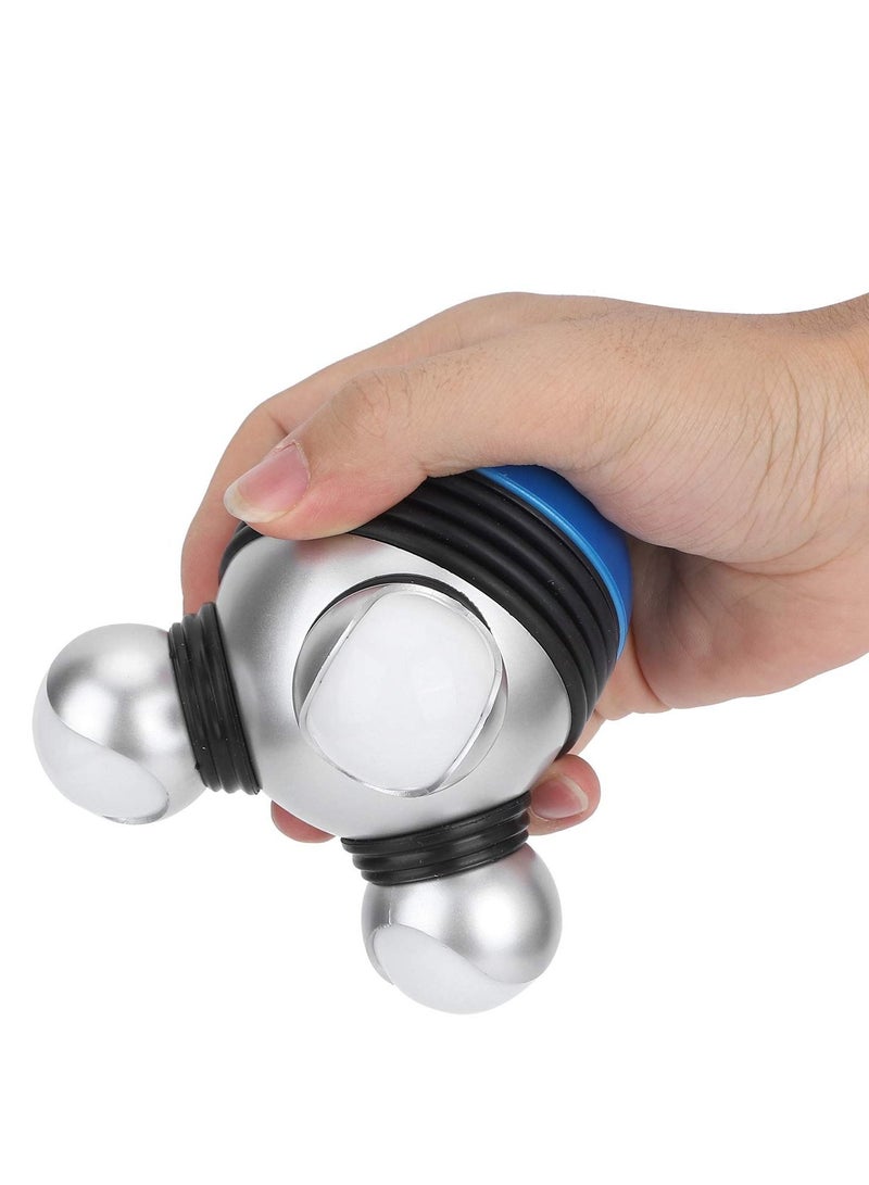 SYOSI Body Massager with LED Light, Mini Portable Hand-Held Body Vibrating Massager Pain Release Massager for Head Neck Legs Pain Release, to Use Everywhere(blue) - Image 5
